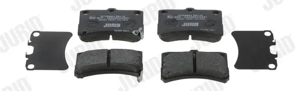 Handler.Part Brake pad set, disc brake JURID 572552J 1