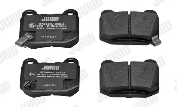 Handler.Part Brake pad set, disc brake JURID 572558J 2