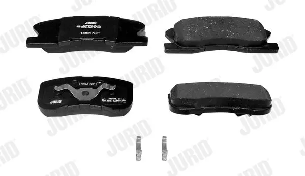 Handler.Part Brake pad set, disc brake JURID 572565J 3