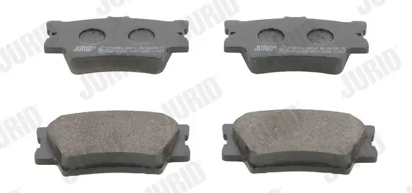 Handler.Part Brake pad set, disc brake JURID 572595J 1