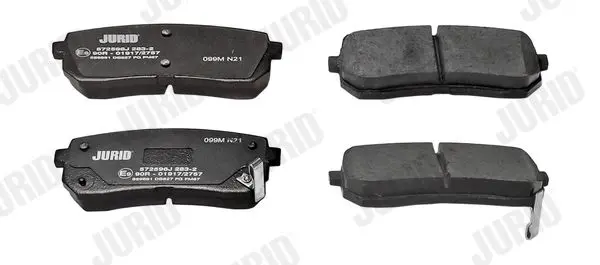 Handler.Part Brake pad set, disc brake JURID 572596J 2