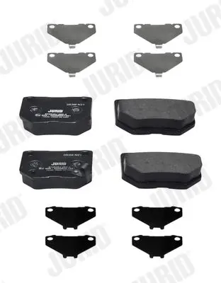 Handler.Part Brake pad set, disc brake JURID 572645J 2