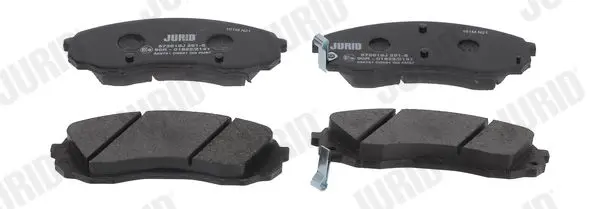 Handler.Part Brake pad set, disc brake JURID 572619J 1