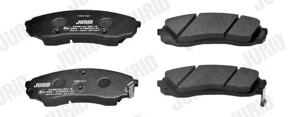 Handler.Part Brake pad set, disc brake JURID 572619J 3