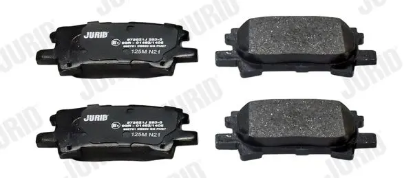 Handler.Part Brake pad set, disc brake JURID 572621J 2