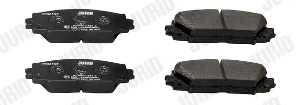 Handler.Part Brake pad set, disc brake JURID 572631J 2