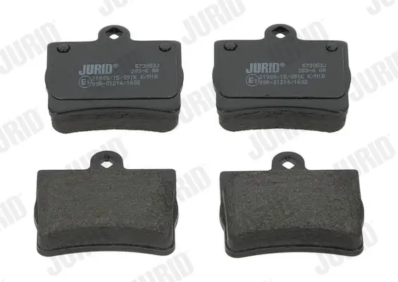 Handler.Part Brake pad set, disc brake JURID 573053J 1