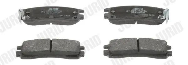 Handler.Part Brake pad set, disc brake JURID 573062J 1