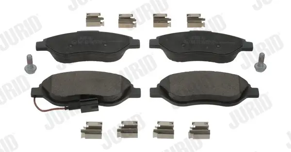 Handler.Part Brake pad set, disc brake JURID 573076JC 1