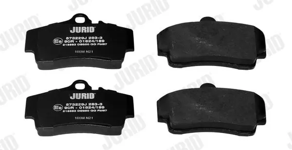 Handler.Part Brake pad set, disc brake JURID 573229J 2