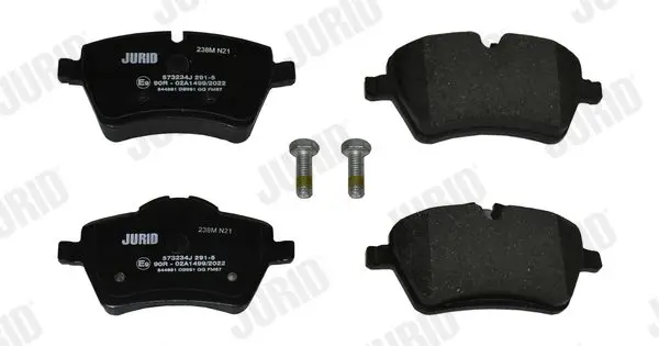 Handler.Part Brake pad set, disc brake JURID 573234J 2