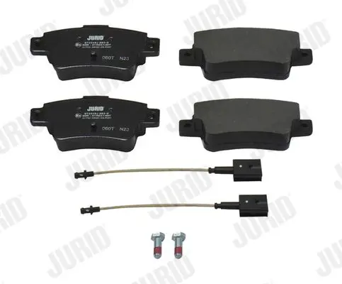 Handler.Part Brake pad set, disc brake JURID 573345J 3