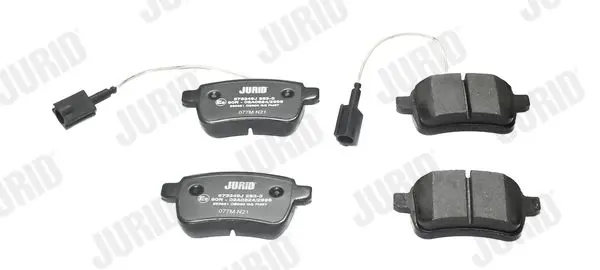 Handler.Part Brake pad set, disc brake JURID 573349J 2