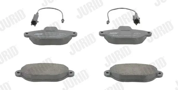 Handler.Part Brake pad set, disc brake JURID 573267J 1