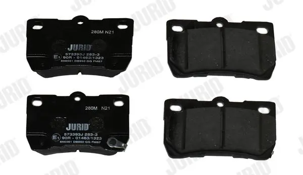 Handler.Part Brake pad set, disc brake JURID 573393J 2