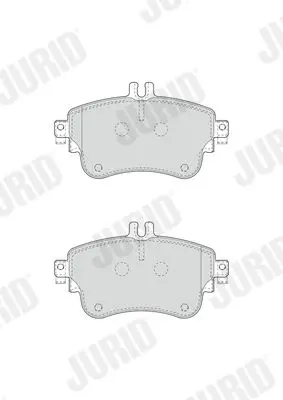 Handler.Part Brake pad set, disc brake JURID 573402J 2