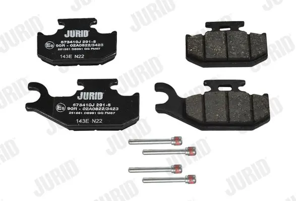 Handler.Part Brake pad set, disc brake JURID 573410J 2