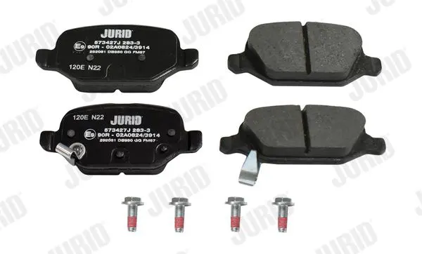 Handler.Part Brake pad set, disc brake JURID 573427J 2