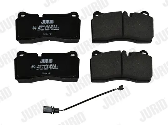 Handler.Part Brake pad set, disc brake JURID 573443J 2