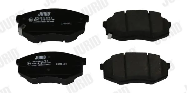 Handler.Part Brake pad set, disc brake JURID 573454J 2