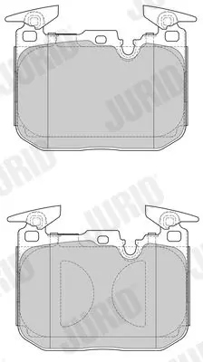 Handler.Part Brake pad set, disc brake JURID 573602J 2