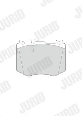 Handler.Part Brake pad set, disc brake JURID 573608J 2