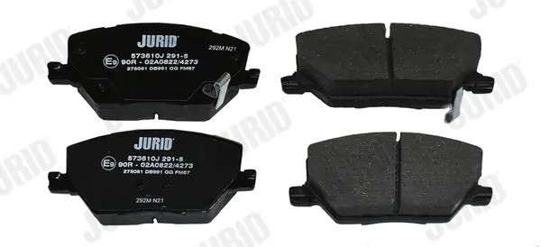 Handler.Part Brake pad set, disc brake JURID 573610J 2