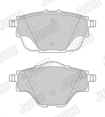 Handler.Part Brake pad set, disc brake JURID 573622J 2