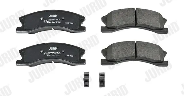 Handler.Part Brake pad set, disc brake JURID 573636J 2