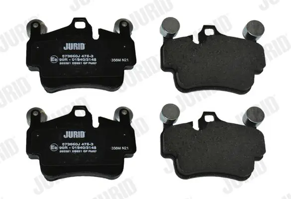 Handler.Part Brake pad set, disc brake JURID 573650J 2