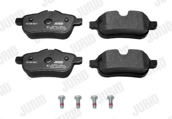 Handler.Part Brake pad set, disc brake JURID 573651J 2