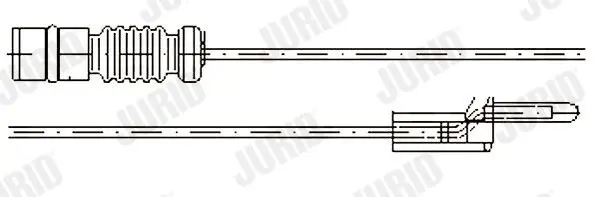 Handler.Part Warning contact, brake pad wear JURID 581306 2