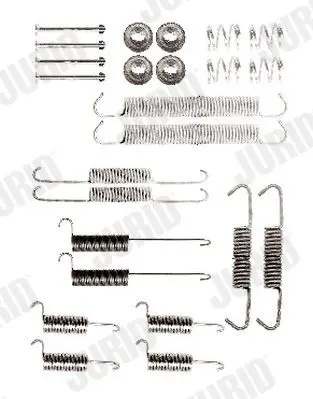 Handler.Part Accessory kit, brake shoes JURID 771155J 1