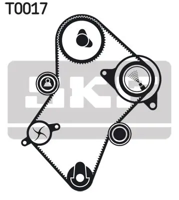 Handler.Part Water pump & timing belt set SKF VKMC03241 2