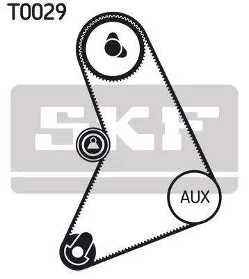 Handler.Part Timing belt set SKF VKMA04001 2