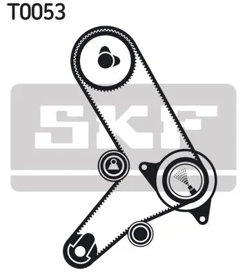 Handler.Part Timing belt set SKF VKMA02154 2