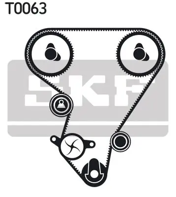 Handler.Part Timing belt set SKF VKMA05211 2