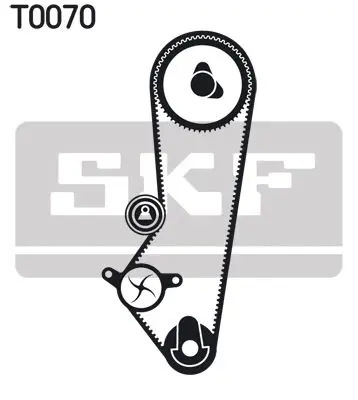 Handler.Part Timing belt set SKF VKMA04202 2