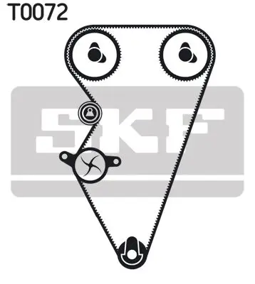 Handler.Part Water pump & timing belt set SKF VKMC07310 2