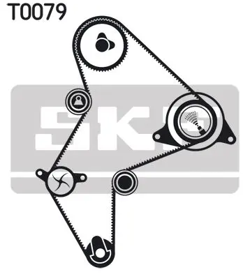 Handler.Part Timing belt set SKF VKMA03251 2