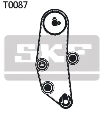 Handler.Part Timing belt set SKF VKMA08000 2