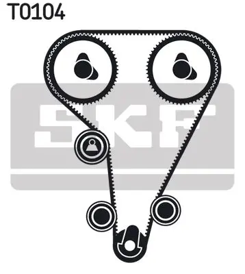 Handler.Part Timing belt set SKF VKMA04212 2