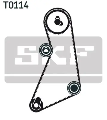 Handler.Part Timing belt set SKF VKMA01024 2