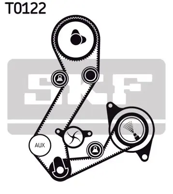 Handler.Part Water pump & timing belt set SKF VKMC041031 2