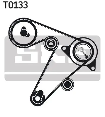 Handler.Part Water pump & timing belt set SKF VKMC06501 2