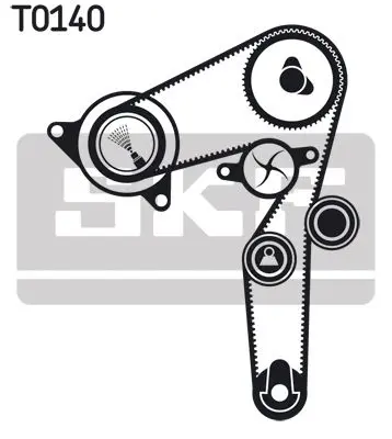 Handler.Part Timing belt set SKF VKMA02194 2