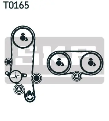 Handler.Part Water pump & timing belt set SKF VKMC011211 3