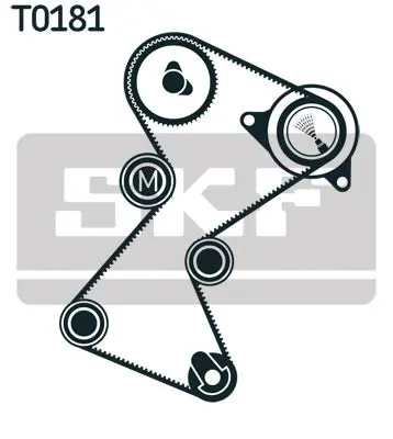 Handler.Part Timing belt set SKF VKMA06128 2