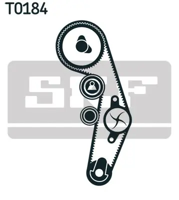 Handler.Part Water pump & timing belt set SKF VKMC012502 2