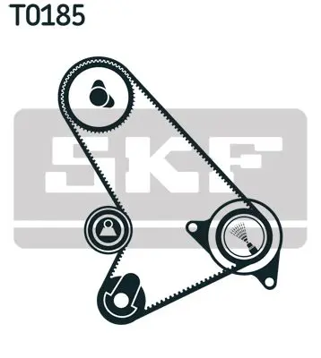 Handler.Part Timing belt set SKF VKMA04304 2